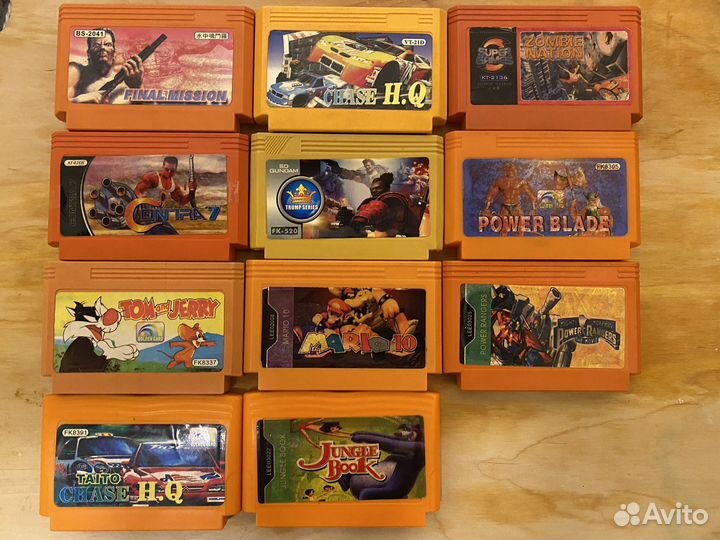 Картриджи на Денди