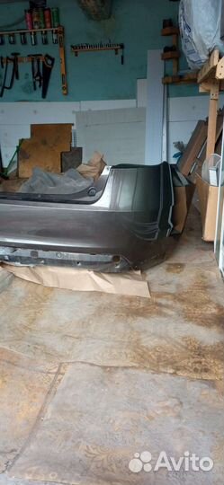 Задний бампер на LADA vesta седан