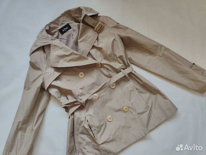 Плащ тренч укороченный