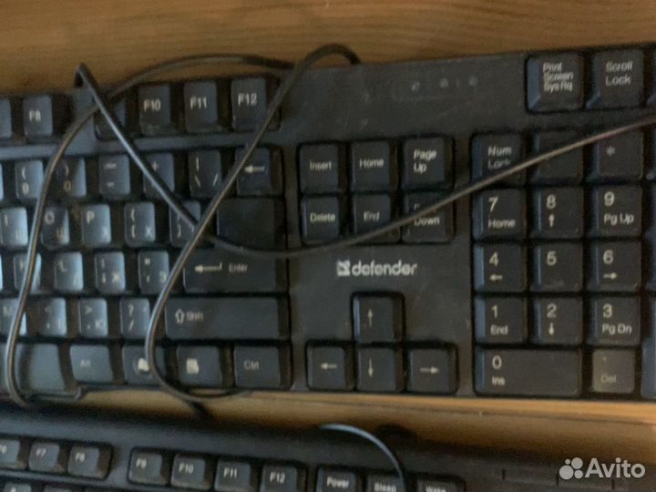 Клавиатура вход usb и круглый Defender