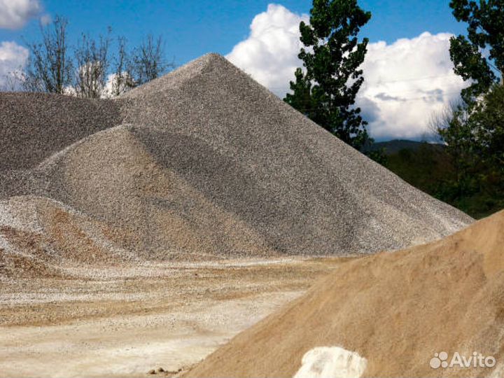 Щебень гранитный. Доставка. Афинеево