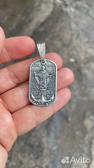 Подвеска Николай Чудотворец, серебро 925