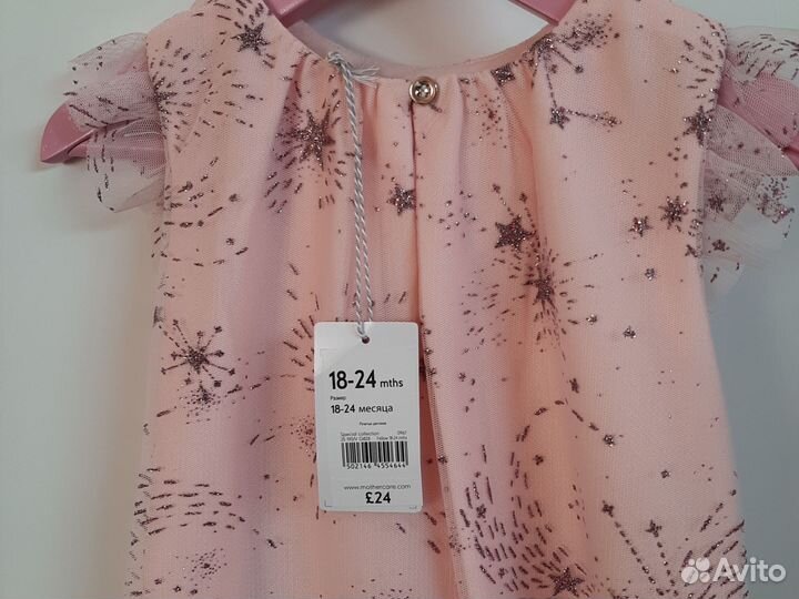 Mothercare платье новое 92 98 104