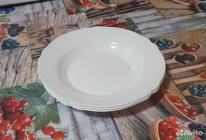 Тарелки закалённое стекло