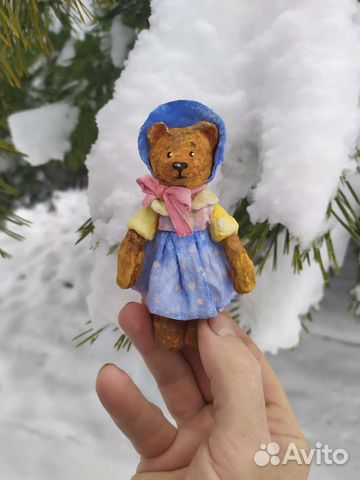 Мишка в шляпке