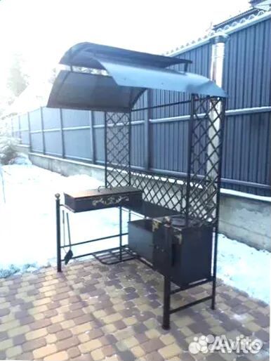 Мангал С крышей