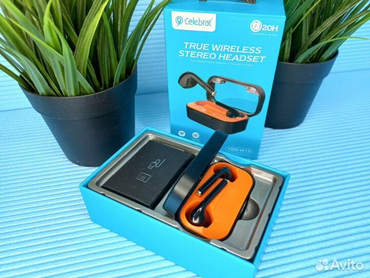 Наушники беспроводные bluetooth TWS W15