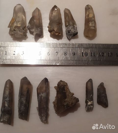 Коллекция минералов кварц сростки, друзы