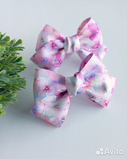 Бантики для волос ручной работы