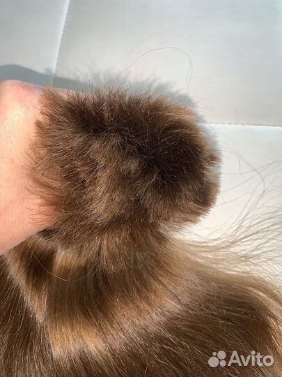 Волосы натуральные срез