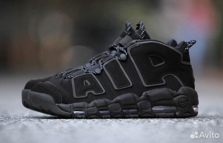 Nike Air More Uptempo Black 42р 27см