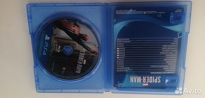 Диски на ps4 человек паук