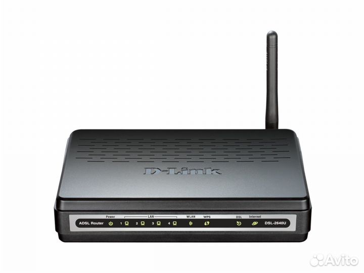 Wi-Fi роутер D-link N150 adsl2 DSL-2640U