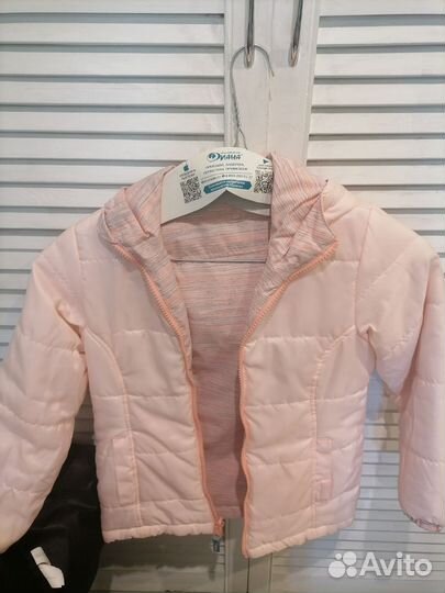 Куртка двухсторонняя Франция, на девочку 5 лет