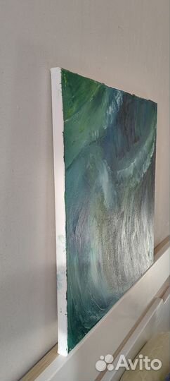 Картина интерьерная Морская волна 40 х 40