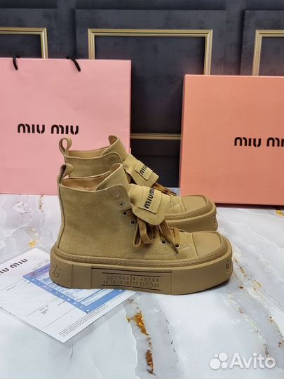 Кеды женские miu miu