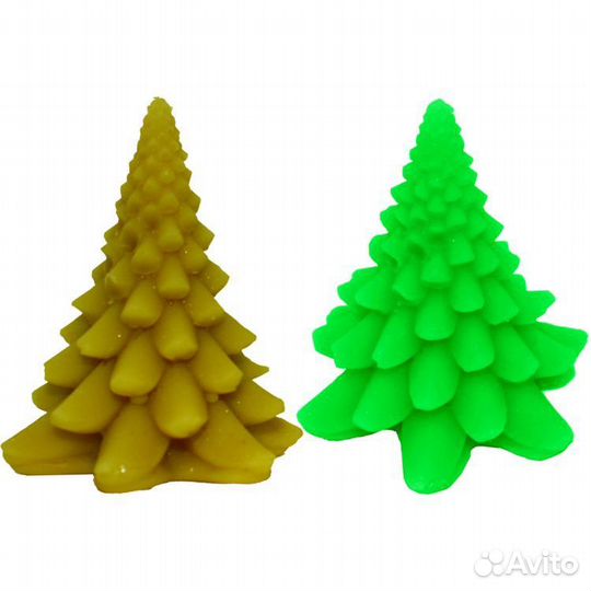 Силиконовая форма для свечей Ёлка 7 (0685)