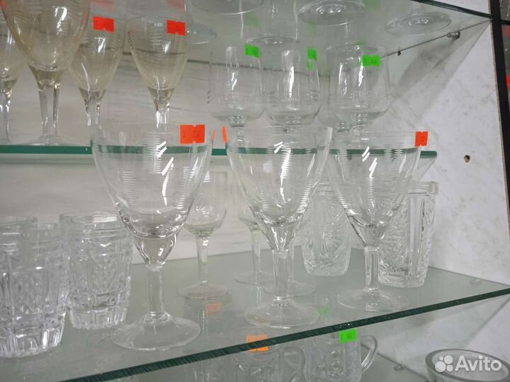 Бокалы, фужеры, стопки СССР