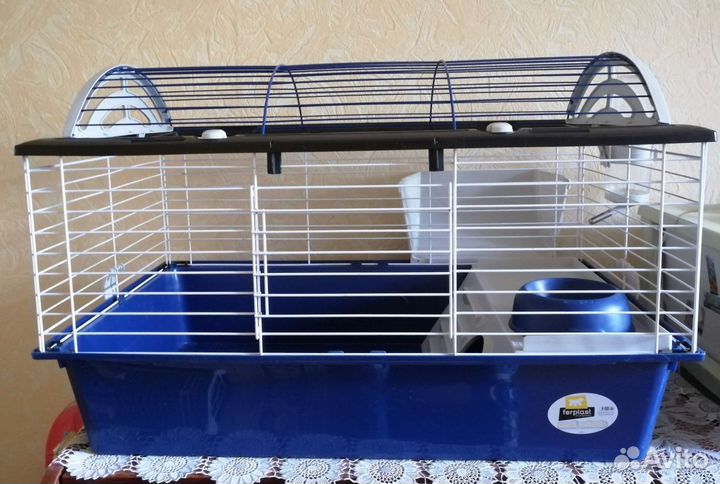 Клетка 78x48x50 б/у для морской свинки, кролика
