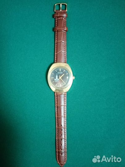 Часы полёт СССР позолоченные