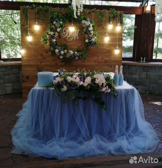 Свадебное оформление. Аренда композиций