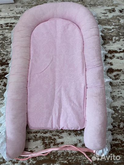 Кокон гнездышко для новорожденных двухсторонний