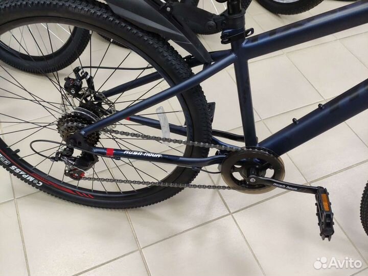 Велосипед 26 Rush Hour NX 605 Disc ST синий