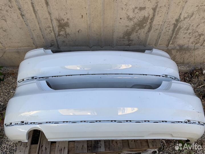 Volkswagen polo 5 (2015-19) рейсталинг задний бамп