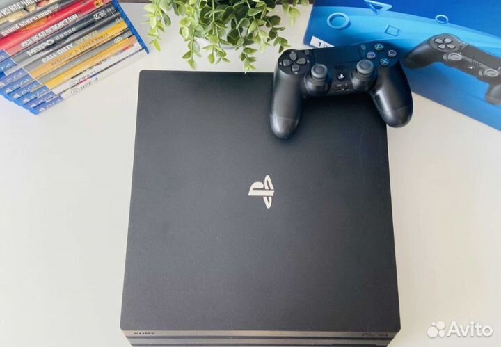 Sony playstation 4 pro 1tb + 40 топ игр гарантия