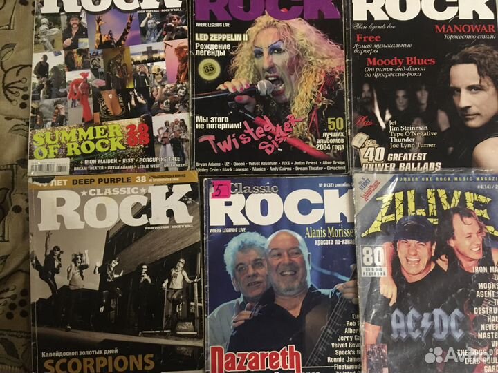 Журналы классика рока