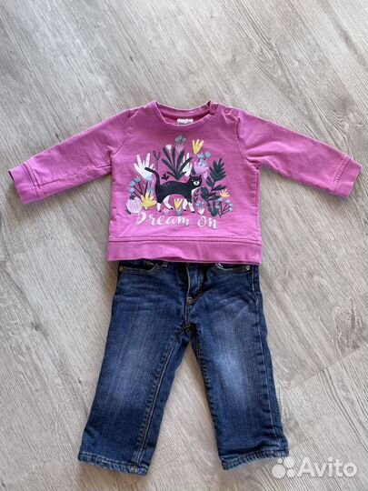Одежда для девочки пакетом 80