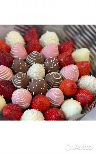 Букет из клубники в шоколаде.Съедобный букет