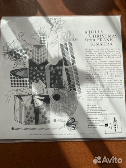 Пластинка frank sinatra