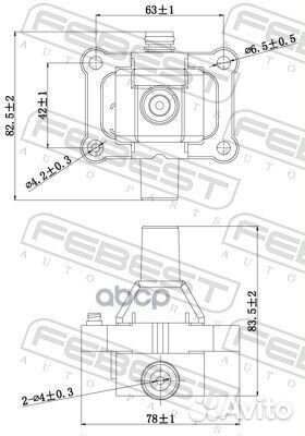 Катушка зажигания 16640001 Febest