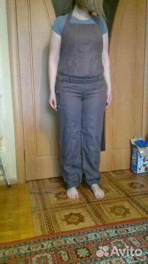 Комбинезон для беременных. Лен