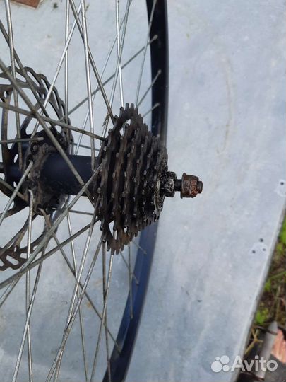Колесо заднее велосипедное r27.5
