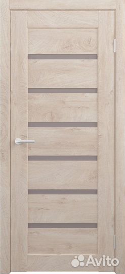 Межкомнатная дверь CPL Мальта остеклённая дуб золо