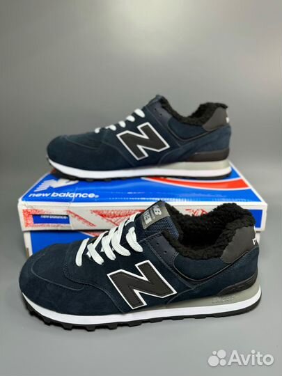 Кроссовки мужские великаны new balance 574 шерсть