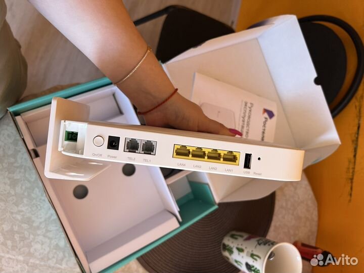 Оптический роутер Huawei Ростелеком RT-GM-2