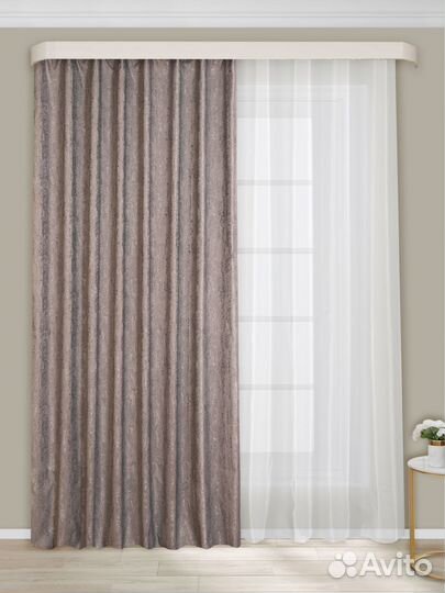 Шторы готовые новые портьера Мрамор (арт 317157)