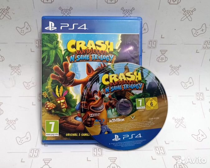 Crash Bandicoot N Sane Trilogy для PS4