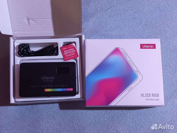 Видео свет ulanzi + мини штатив