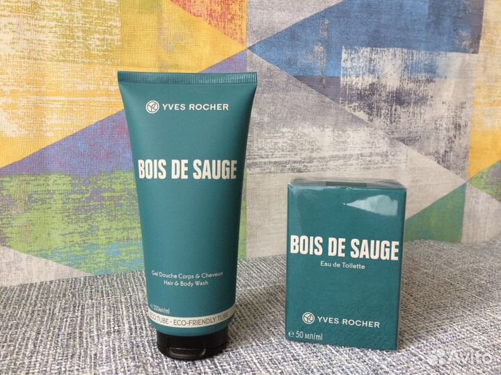 Шампунь и туалетная вода Bois de Sauge Ив Роше