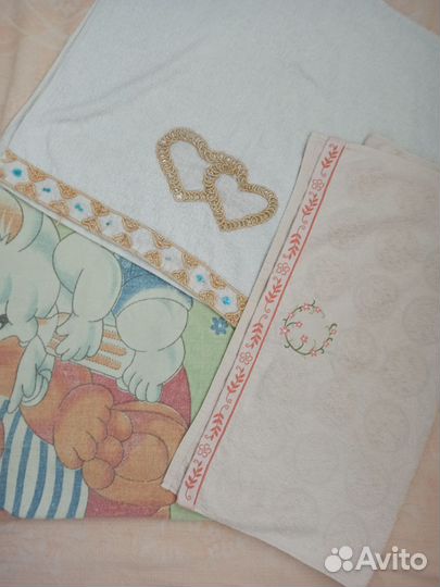 Большие банные махровые полотенца