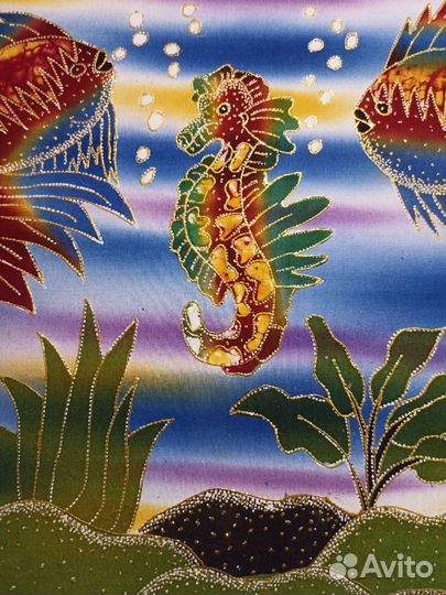 Картина батик о. Бали