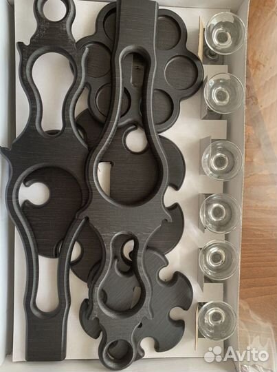 Набор бокалов и рюмок подарочный новый