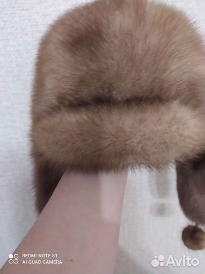 Шапка норковая женская