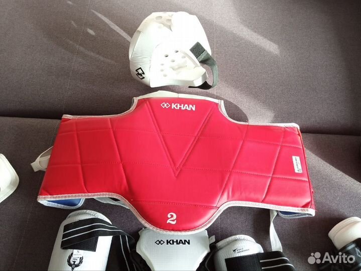 Полная экипировка для спарринга тхэквондо защита