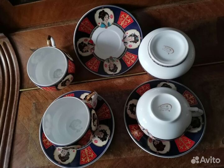 Чайный сервиз фарфор japan, Дулево