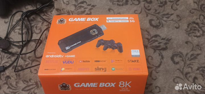 Приставка + Android TV Game Box 8K Ultra HD